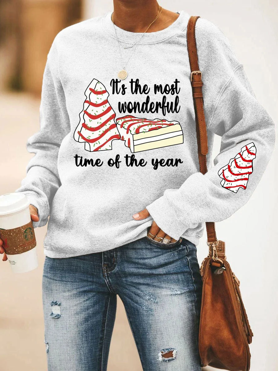 Its The Most Wonderful Time Of The Year Cakes Sweatshirt