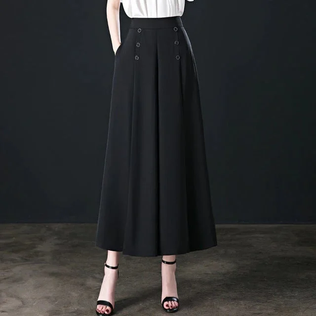 🔥LAST DAY 49% OFF - Cool and Slim Stylish Pleated Wide-leg Pants