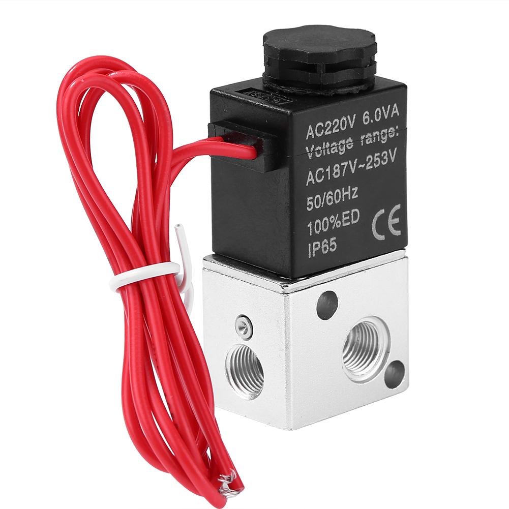 1/8BSP Aluminum Direct-acting Normally Closed N/C Solenoid Valve (AC220V), 501 Original
1/8BSP Aluminum Direct-acting Normally Closed N/C Solenoid Valve (AC220V), 501 Original