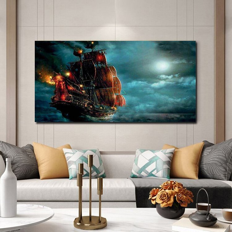 The Flying Dutchman Canvas Wall Art CM varity-store