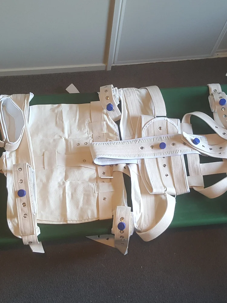 pornhint Pornhint 15 Point Segufix Bed Restraint Kit Head Shoulder Waist Crotch Wrist Arm Bicep Ankle Thigh Diaper abdl hospital sawzall dildo