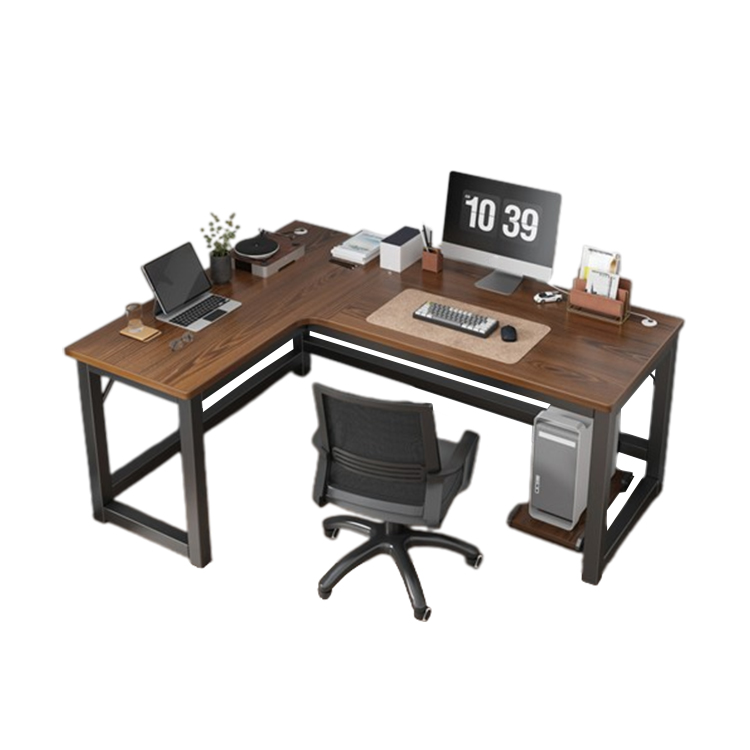 売約済み ⭐️宇都宮市より⭐️高級木製家具 オフィス用 L字型デスク