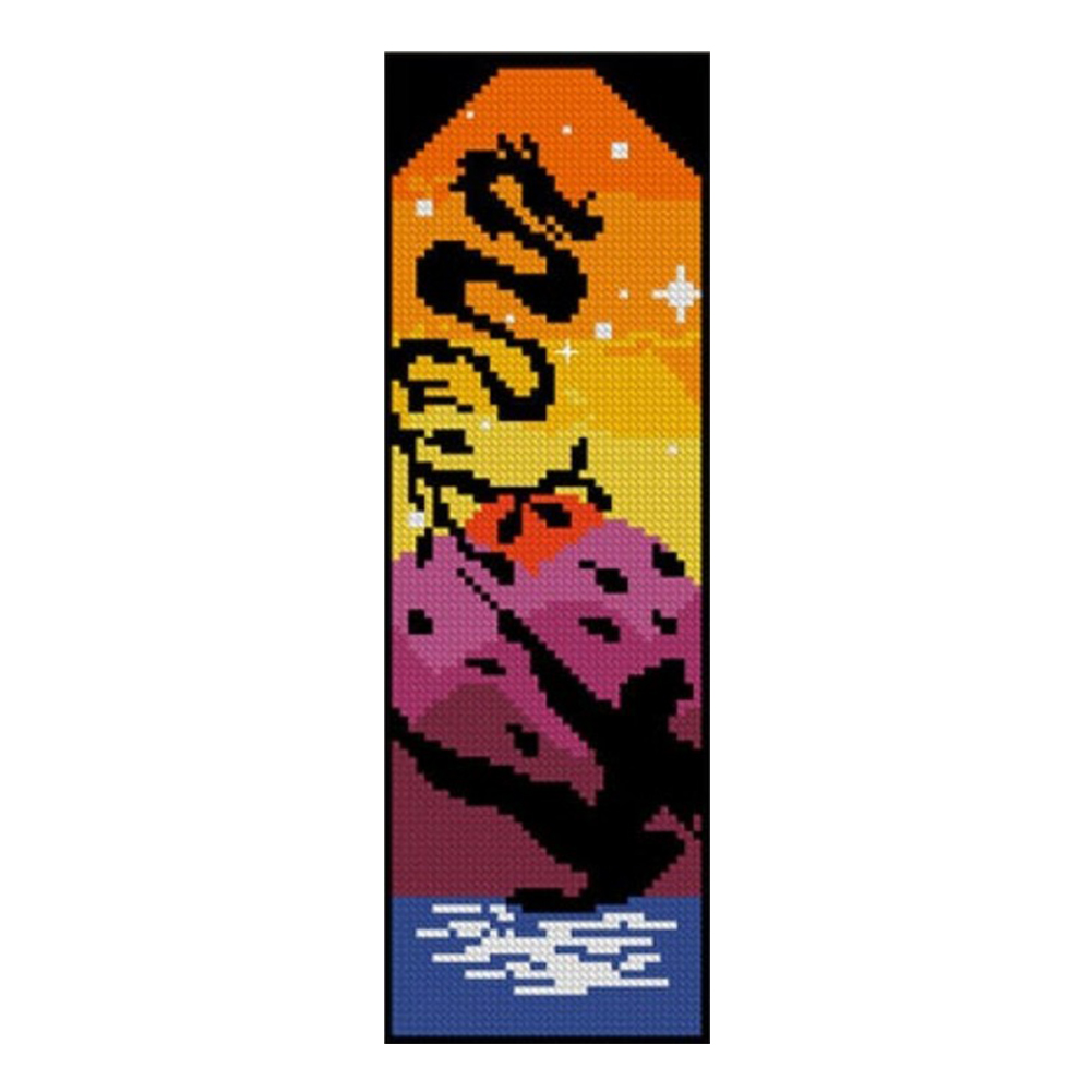 Cartoon Night View - 12CT Counted Cross Stitch - Double-sided Bookmark, 501 Original
Cartoon Night View - 12CT Counted Cross Stitch - Double-sided Bookmark, 501 Original