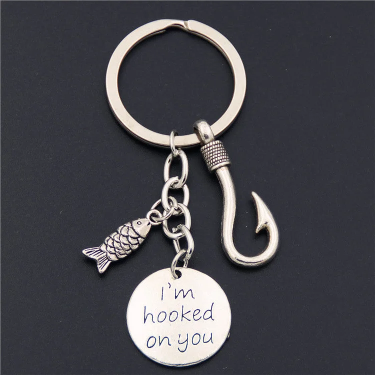 I'm Hooked On You Keychain