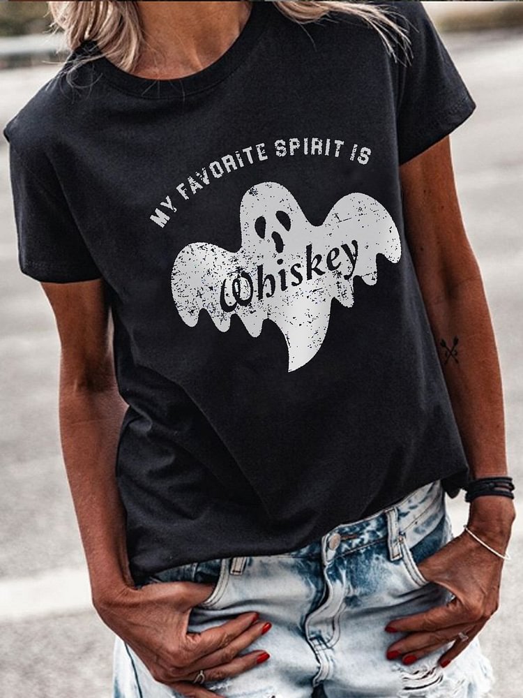 Bestdealfriday Black Letter Cotton Blend Womens Fashion Print Tee 9885452
