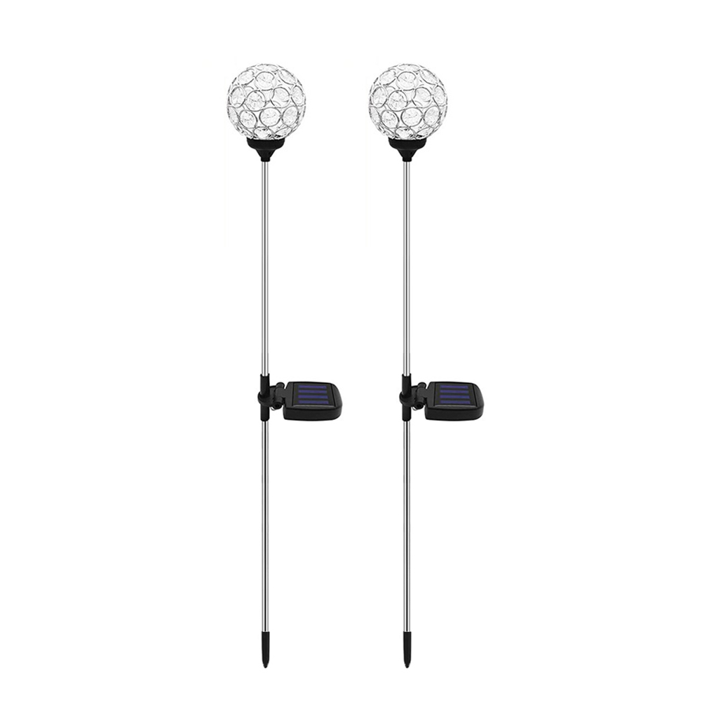 2pcs LED Solar Crystal Ball Lamp Color Changing Garden Stake Decor Light, 501 Original
2pcs LED Solar Crystal Ball Lamp Color Changing Garden Stake Decor Light, 501 Original