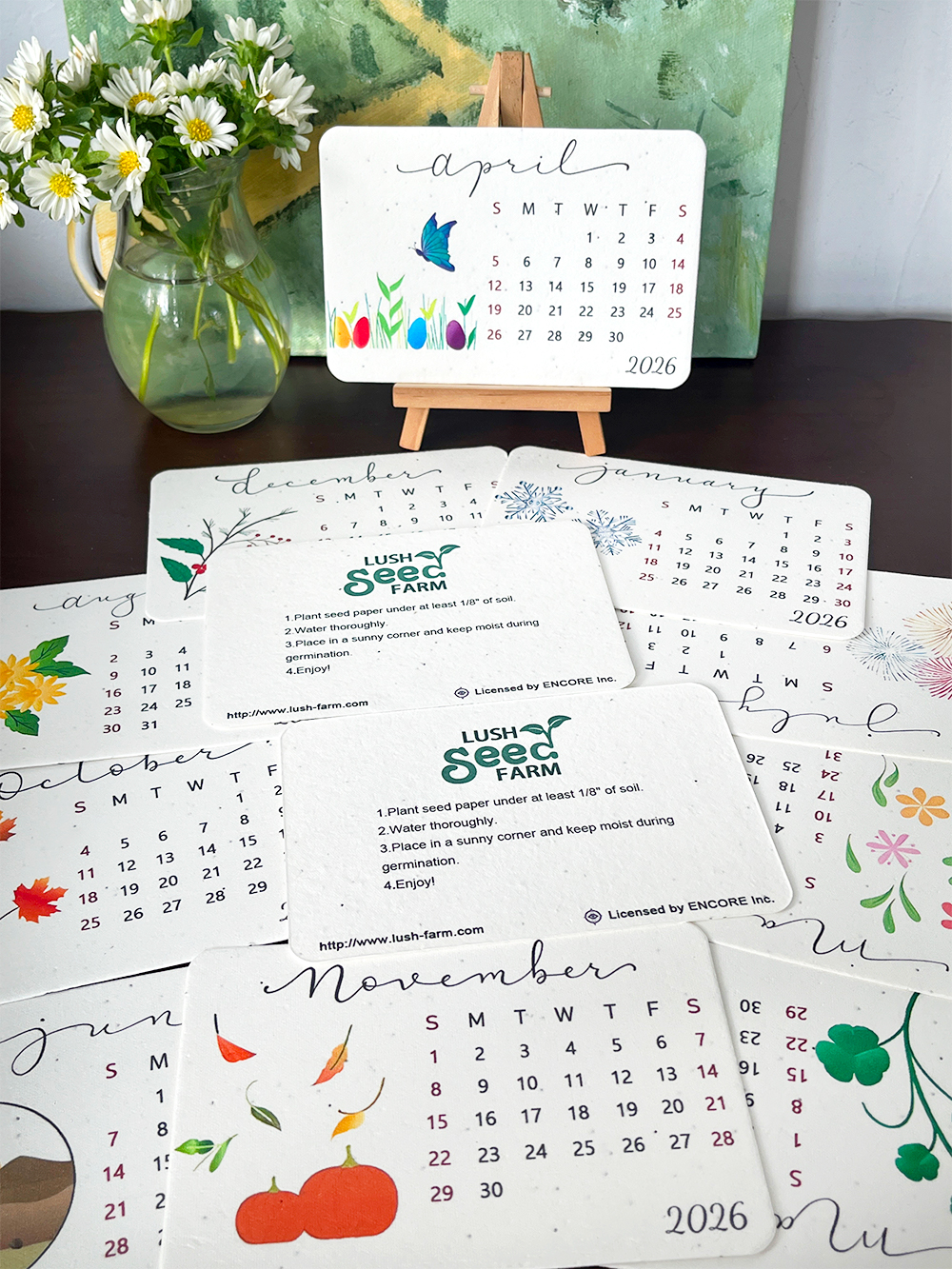 ✨Black Friday Sale 70% OFF🌱Eco-Friendly Plantable Love Seed Calendar 2026
