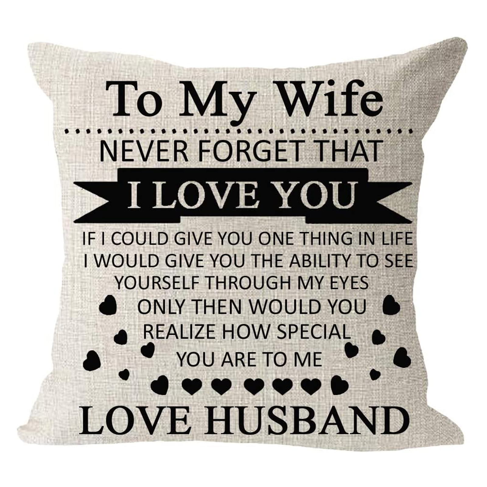 Valentines Pillow Cases 18x18 inch, Cotton Linen Letters Cushion Cover, 501 Original
Valentines Pillow Cases 18x18 inch, Cotton Linen Letters Cushion Cover, 501 Original