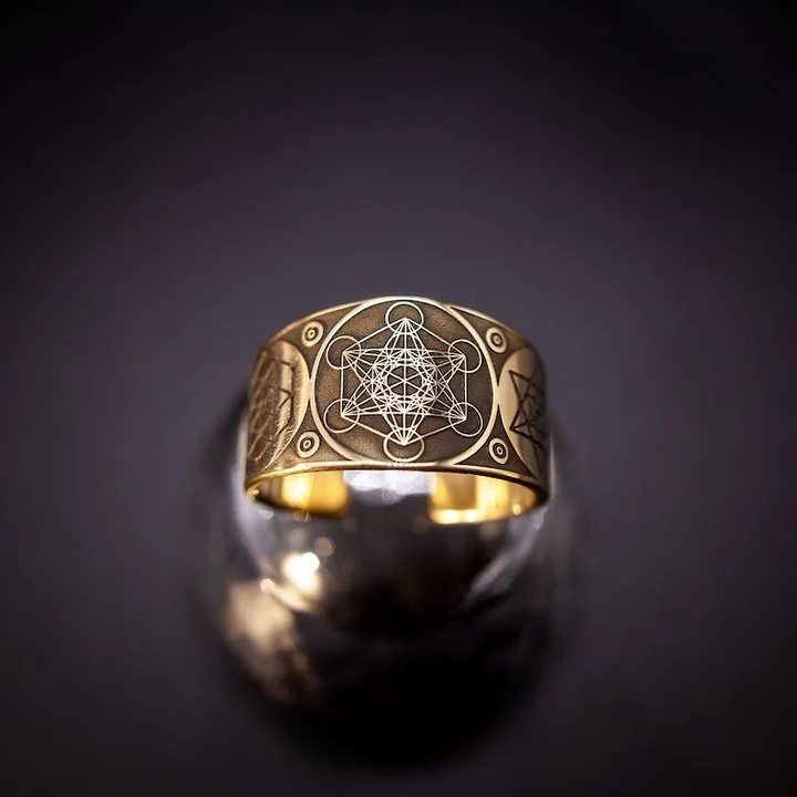 Six-pointed Star Life Angel Lucky Ring