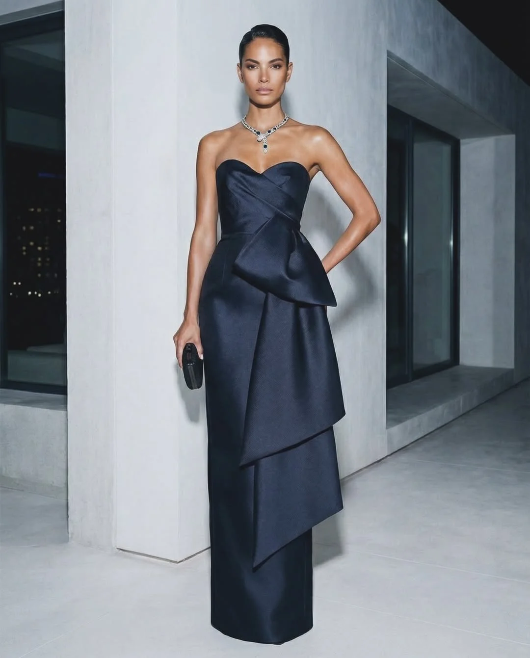 Stunning Sweetheart Strapless Sleeveless Long Sheath Prom Dress With Pleated | YC0364 Wellcucu
