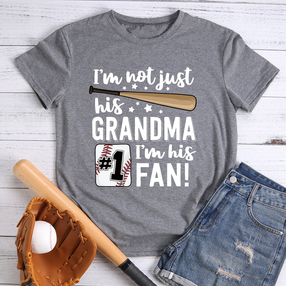 I\'m not just his grandma I\'m his #1 fan T-shirt Tee -013442-Guru-buzz