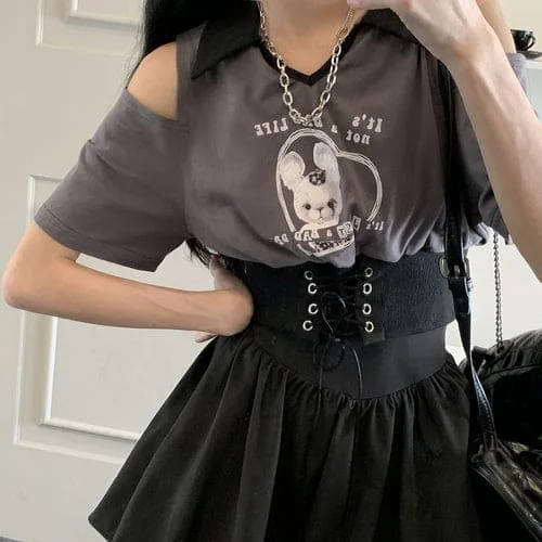 It's not a Bad Life Rabbit Bunny Top/Bubble Skirt SP19144