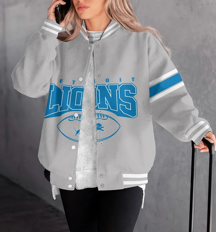 Detroit Lions Women Limited Edition Full-Snap Casual Jacket