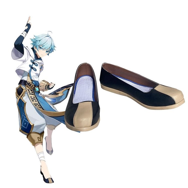 Chongyun Golden Cosplay Shoes CC0263