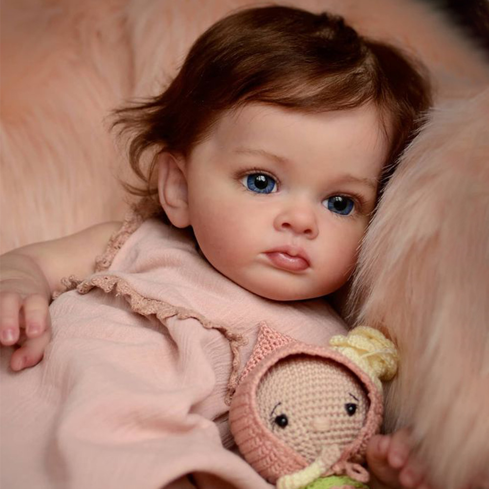 Shipped From U.S.] 12'' Newborn Full Body Silicone Vinyl Truly Reborn Baby  Doll Girl Alina , Realistic Adorable Mini Baby Doll By Rsgdolls®