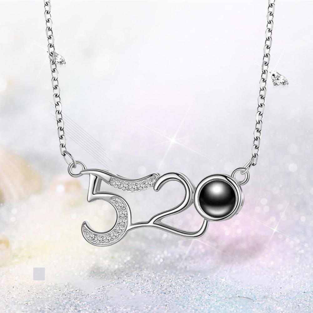 100 Languages I Love You Projection Choker Necklace Valentine Gift, Silver, 501 Original
100 Languages I Love You Projection Choker Necklace Valentine Gift, Silver, 501 Original