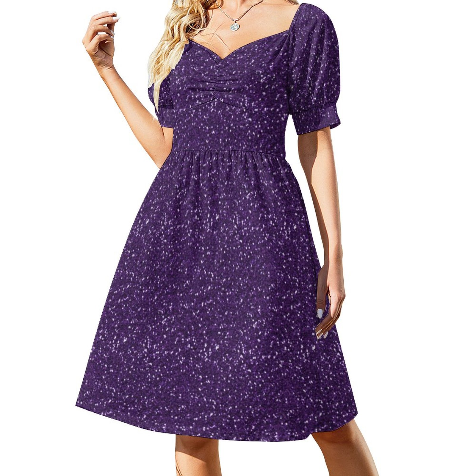 blue dress for baby girl Allure Boho Sequin Babydoll Dress