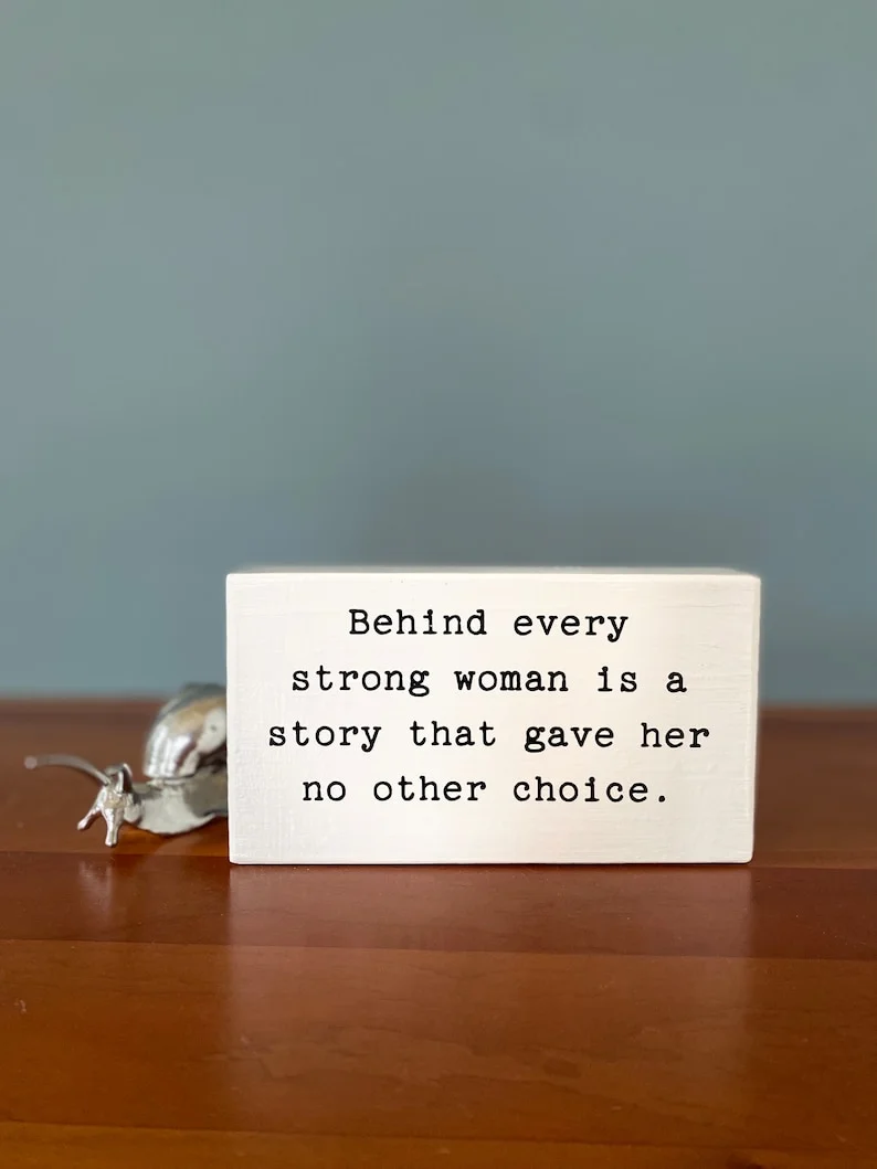 Last Day 70% OFF--Behind every strong woman is a story that gave her no other choice