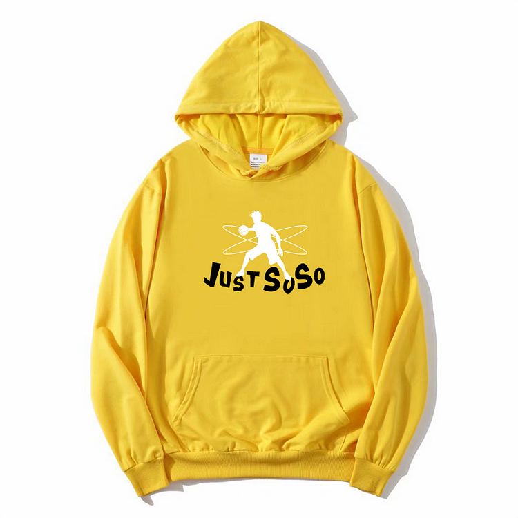 Unisex Just So So Hoodie New Arrival Winter Hoodie Yellow