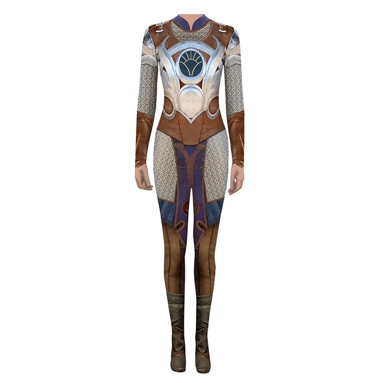 Baldur's Gate Shadowheart Brown Jumpsuit Cosplay Costume Outfits Halloween Carnival Suit