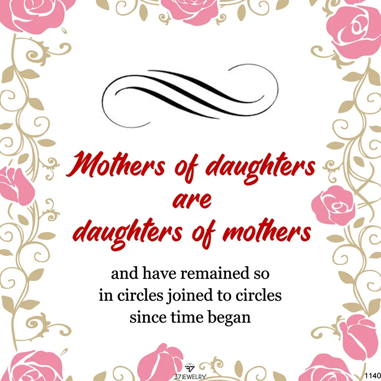 Gift Card - For Daughter Mothers Of Daughters Are Daughters Of Mothers