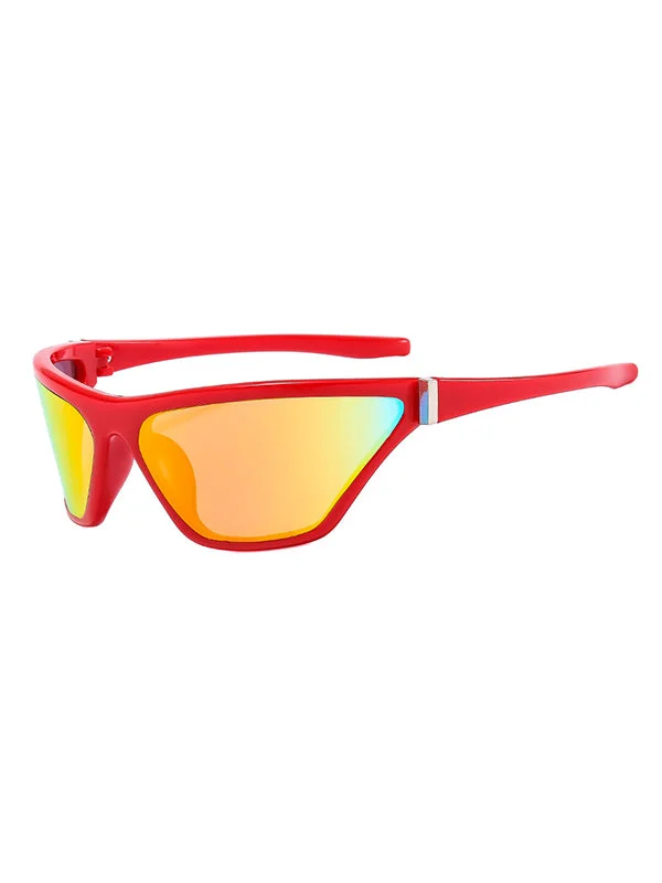Geometric Sun-Protection Sunglasses Accessories