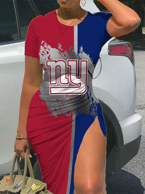 New York Giants
Women's Slit Bodycon Dress