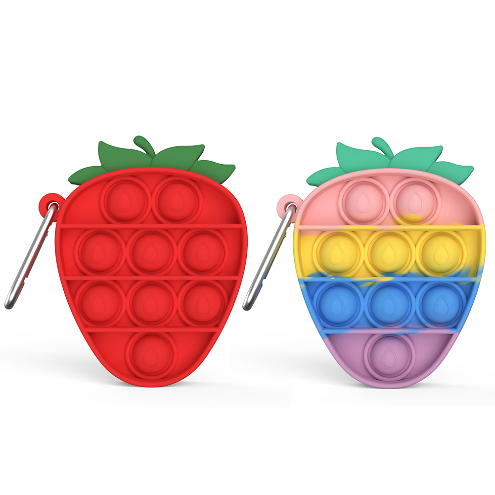 Strawberry Push Bubble Keychain Sensory Toy Kids Early Educational Board, Multicolor, 501 Original
Strawberry Push Bubble Keychain Sensory Toy Kids Early Educational Board, Multicolor, 501 Original