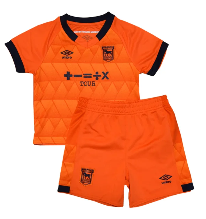 Ipswich Town Kids & Junior Mini Kit Away Shirt 2023-2024