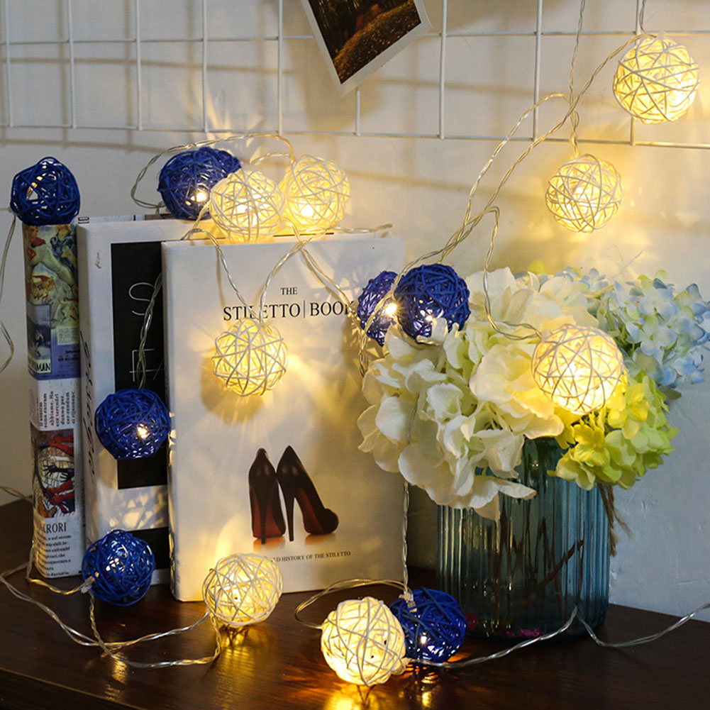 LED Rattan Balls Lighht Waterproof Garland Lamp Christmas Holiday Decor, 4m20led, 501 Original
LED Rattan Balls Lighht Waterproof Garland Lamp Christmas Holiday Decor, 4m20led, 501 Original