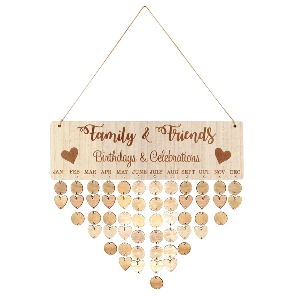 Diy Wood Round Love Plates Hanging Calendar Special Date Wall Sign Reminder, 501 Original
Diy Wood Round Love Plates Hanging Calendar Special Date Wall Sign Reminder, 501 Original