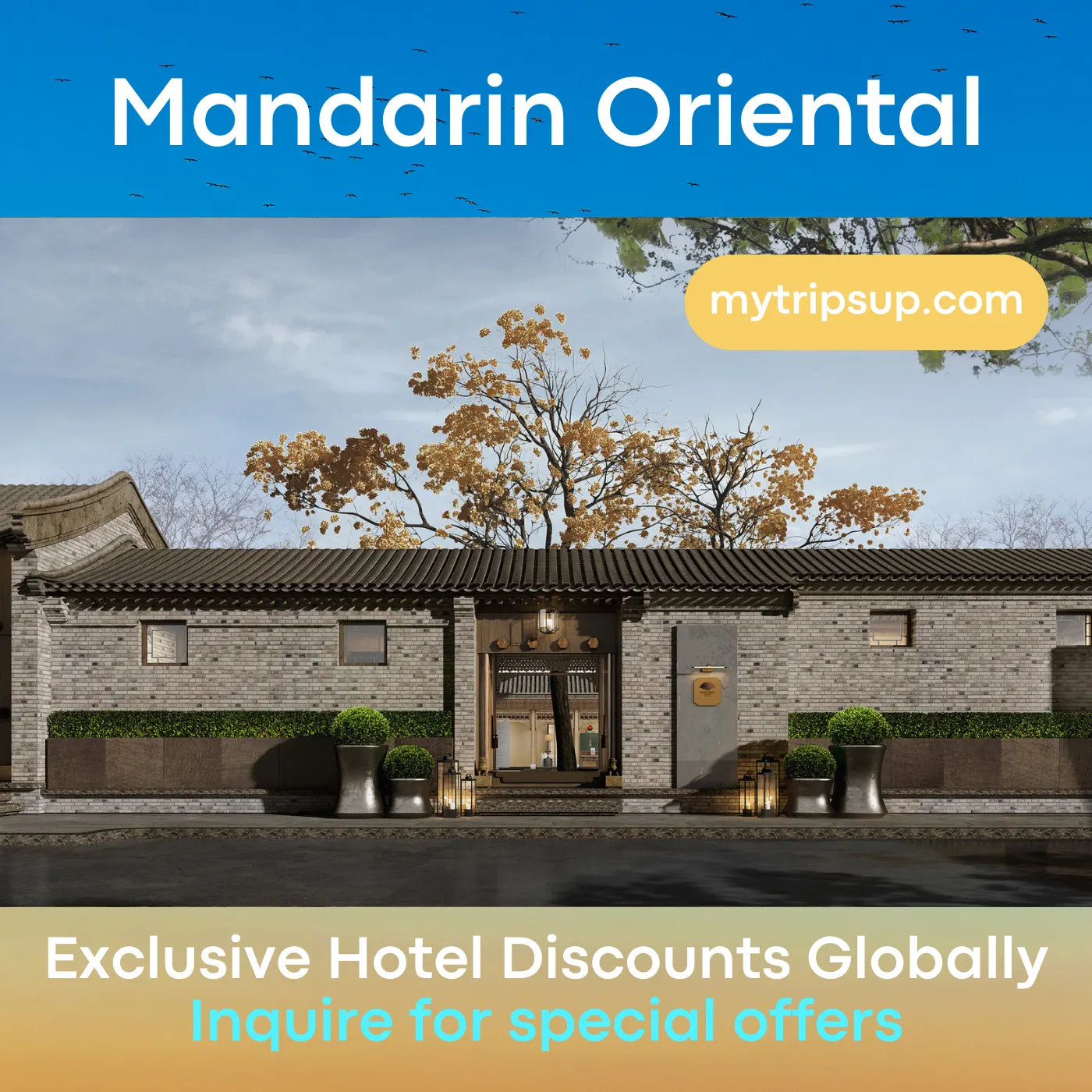mytripsup Mandarin Oriental Reservation Discount