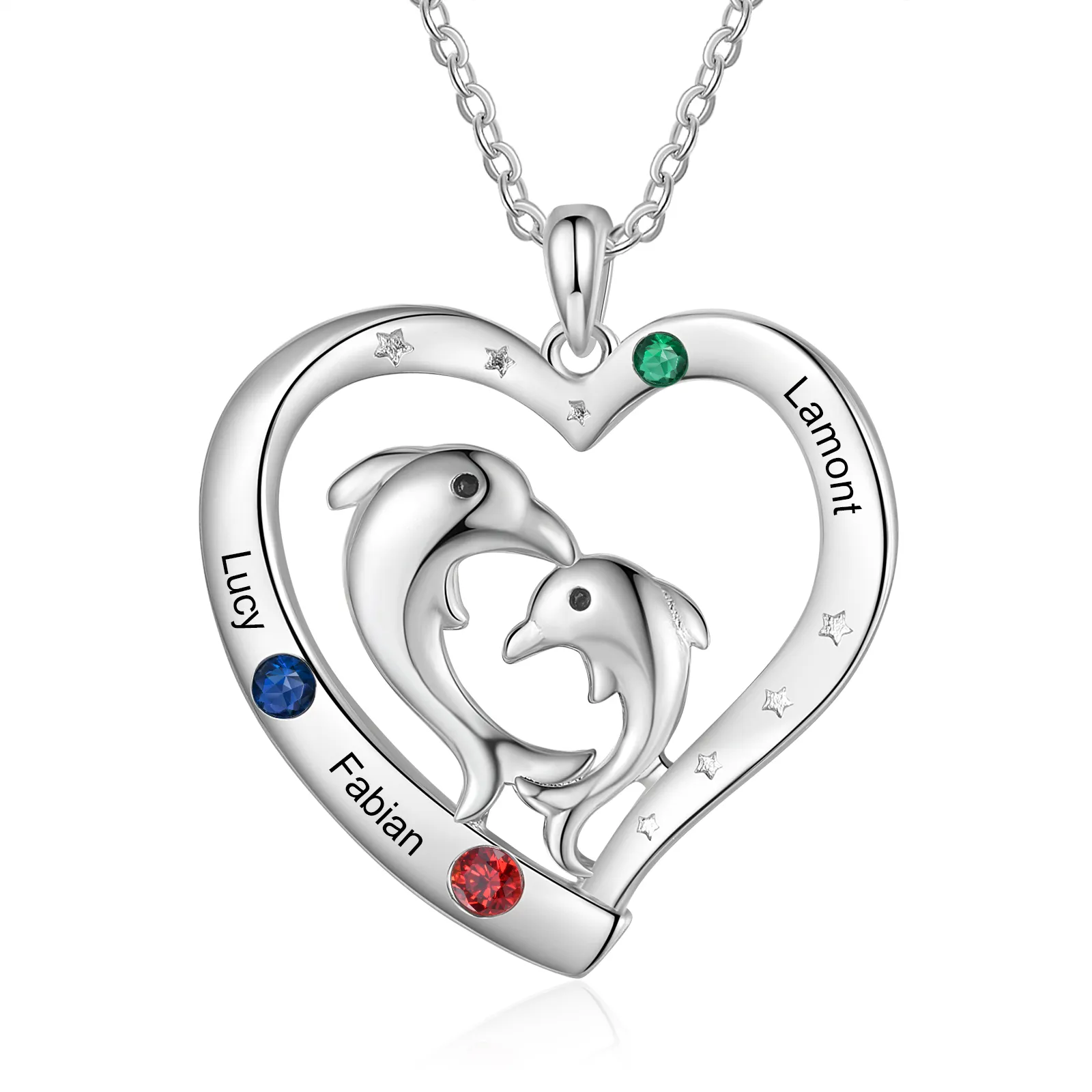 Collier BFF à 3 Dauphins Cœur – Collier D’Amitié Pour 3 Filles, Alliage, Cadeau Symbolique Amitié - 11