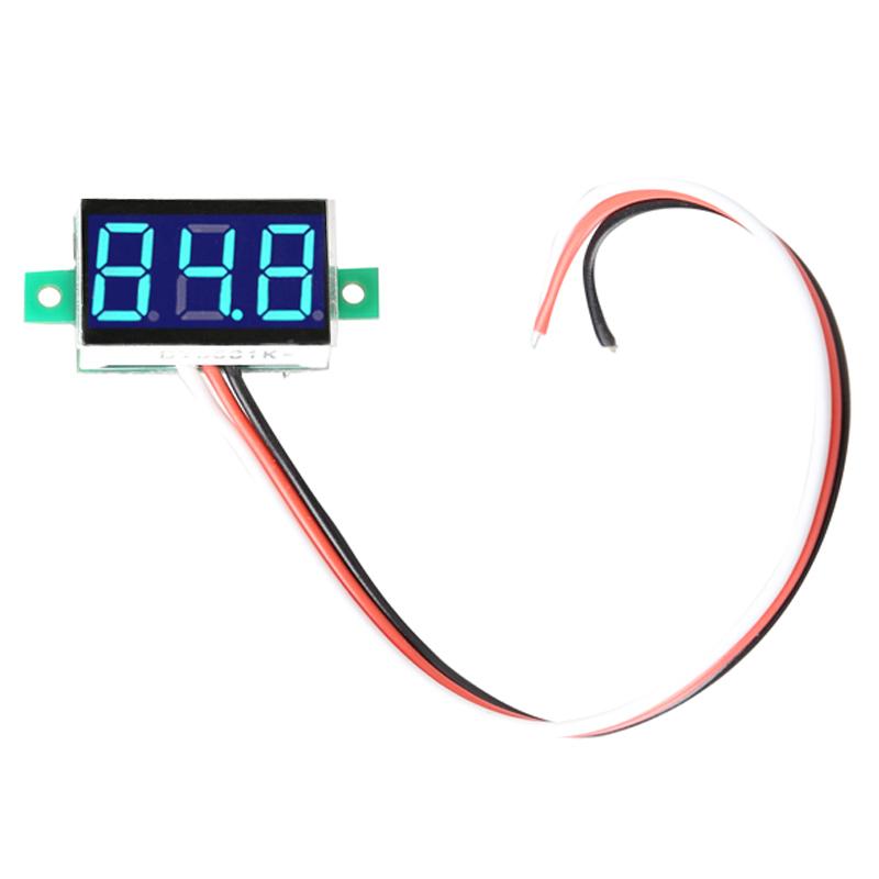 Mini Digital Voltmeter DC0-100V LED Panel Voltage Meter with Three Wires, Blue, 501 Original
Mini Digital Voltmeter DC0-100V LED Panel Voltage Meter with Three Wires, Blue, 501 Original