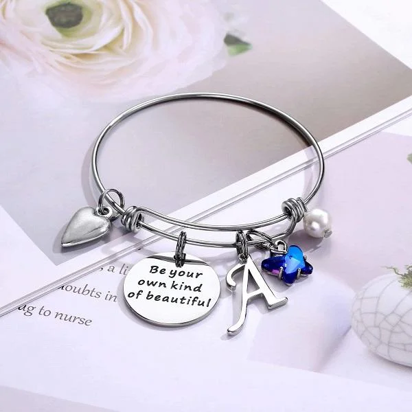 Be Your Own Kind Of Beautiful Butterfly Charm Bracelet