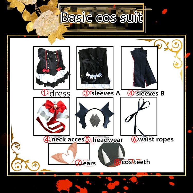 Harajuku Anime KRUL TEPES Cosplay Suit BE1355