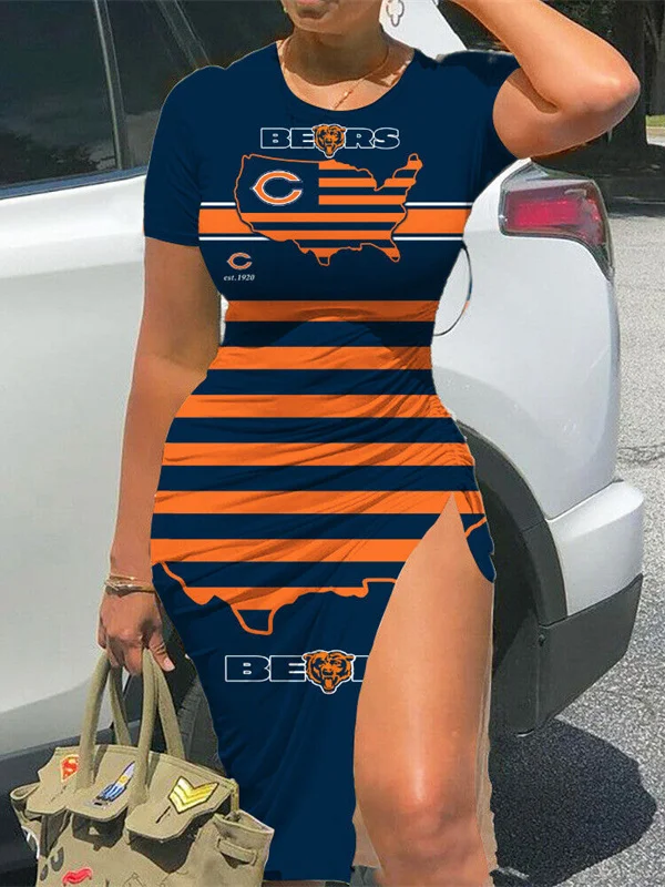 Chicago Bears
Women's Slit Bodycon Dress