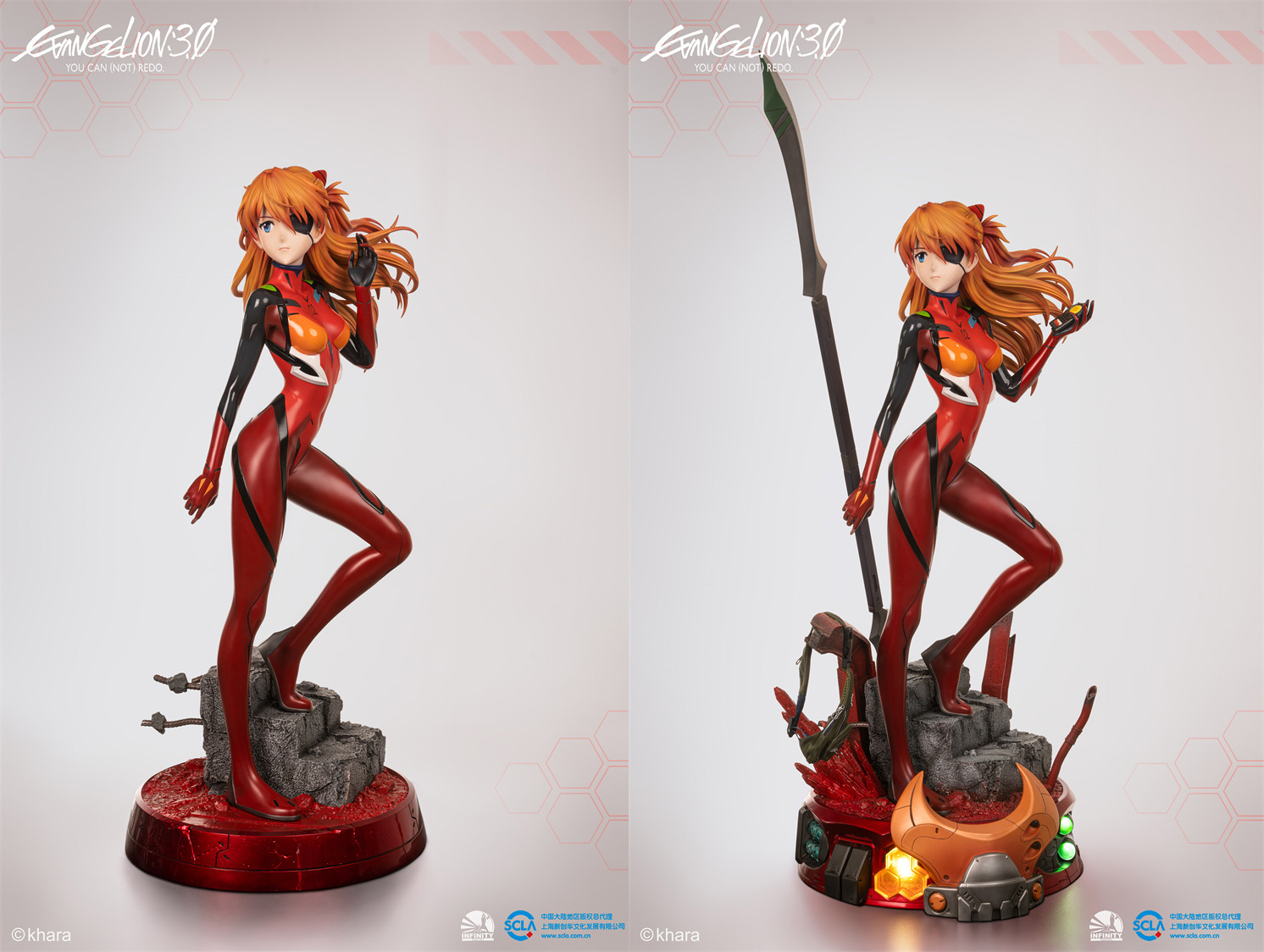 1/2 Scale Licensed Theatical Ver. Asuka Langley Soryu - (EVA) Neon Genesis  EVAngelion Resin Statue - Infinity Studios