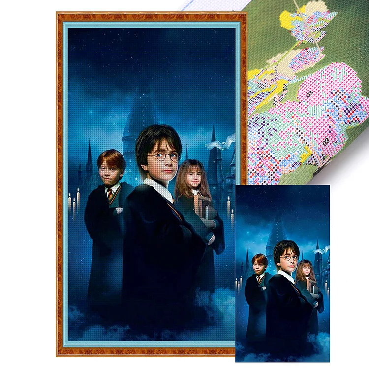 Harry Potter (40*70cm) 11CT Stamped Cross Stitch gbfke