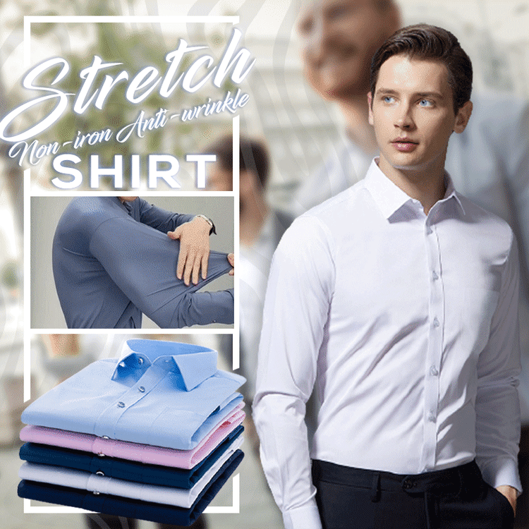 ✨Men's Stretch Non-iron Anti-wrinkle Shirt