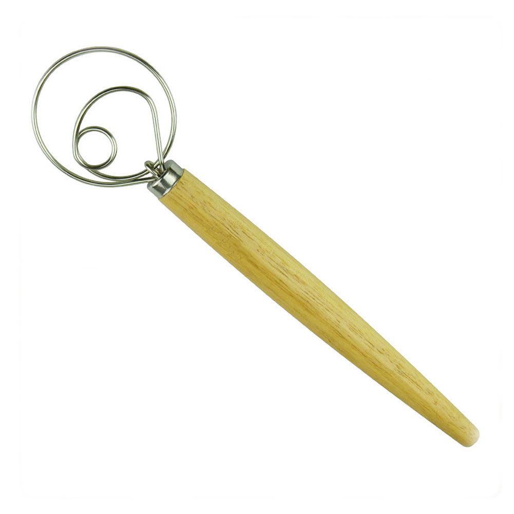 13 inch Stainless Steel Egg Beater Oak Wood Handle Pastry Flour Dough Whisk, 501 Original
13 inch Stainless Steel Egg Beater Oak Wood Handle Pastry Flour Dough Whisk, 501 Original