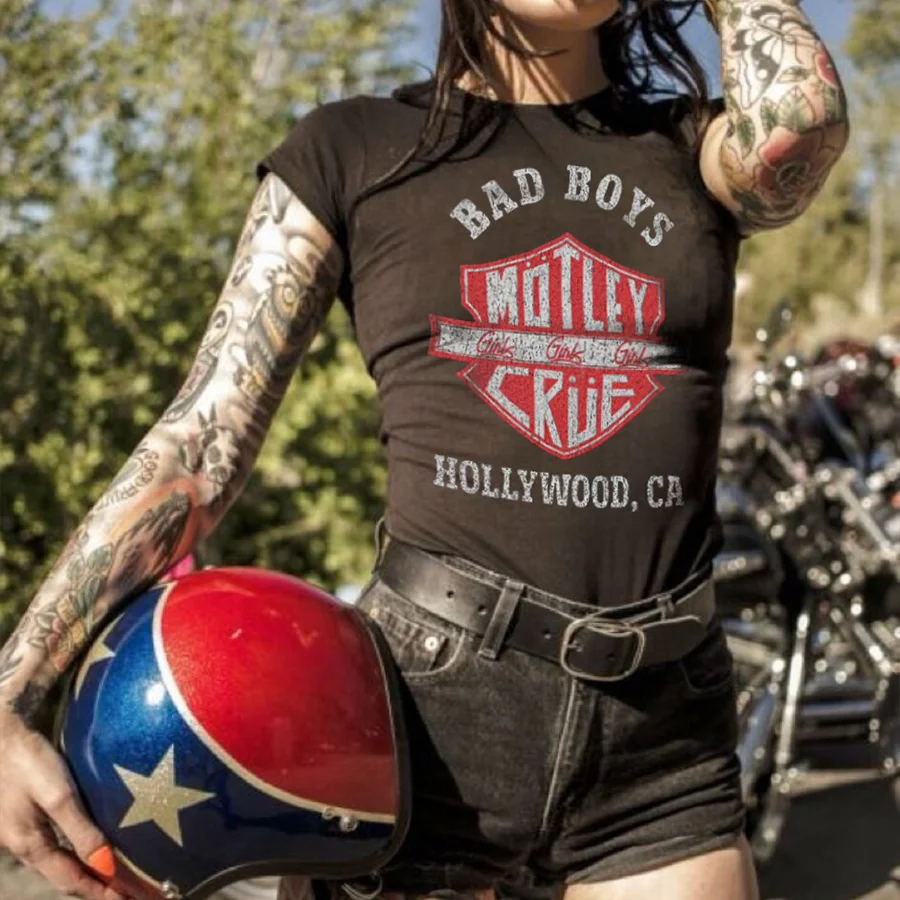 Bad Boys Printed Women's T-shirt - Devcarry