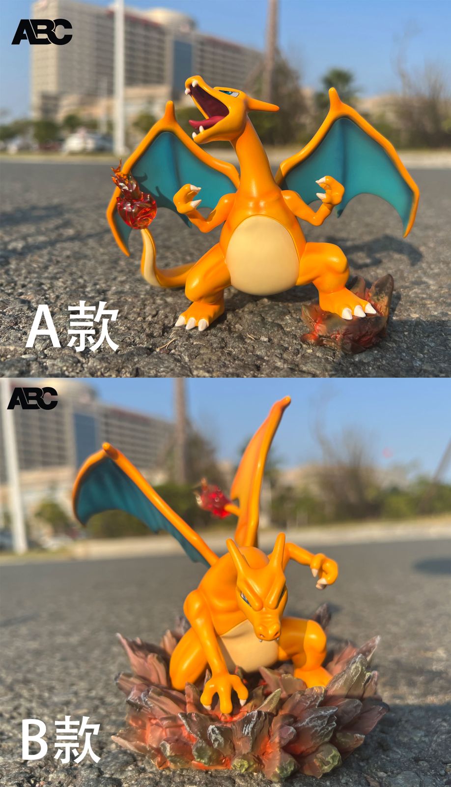 1/20 Scale World Zukan Mega Charizard Y - Pokemon Resin Statue