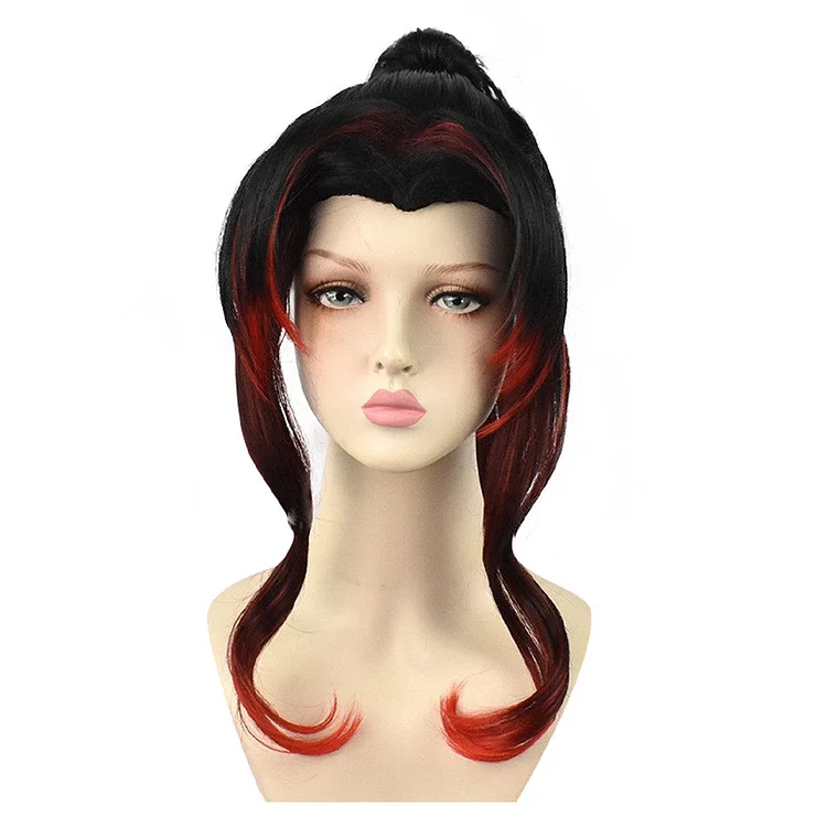 Demon Slayer Tsugikuni Yoriichi/ Kokushibo Tsugikuni Michikatsu Wig Cosplay Heat Resistant Synthetic Hair Halloween Carnival Props