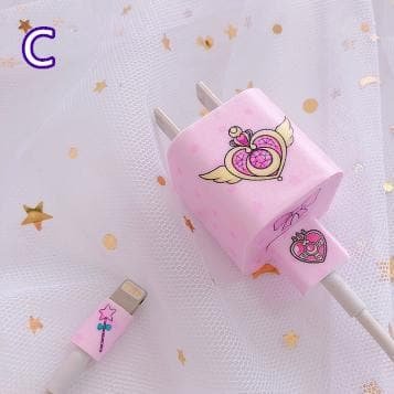 Sailor moon Sakura Charger Stickers For iPhone SP13384