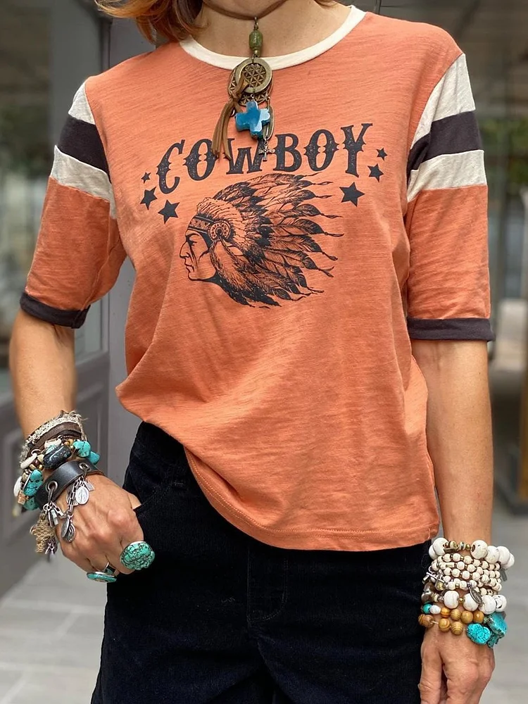 Bestdealfriday O Neck Cotton Half Sleeve Shirts Tops 9629988