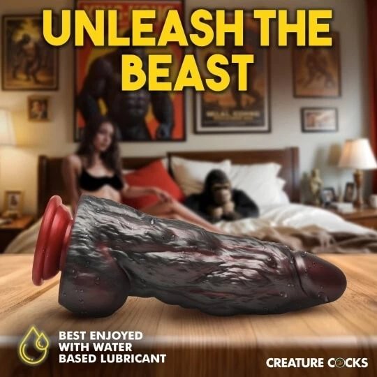 pornhint Pornhint BBC King Kong Silicone Cock Dildo Thick Real Feel Harness 9 Inch BDSM FTM BDSM