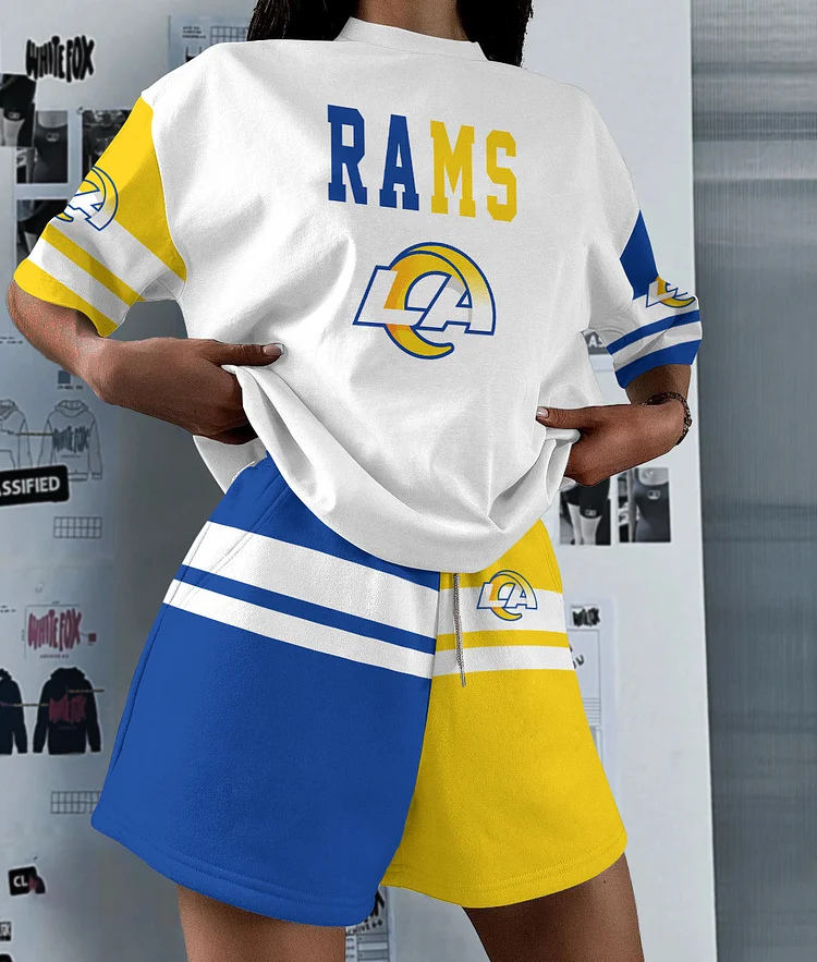 Los Angeles Rams  Limited Edition Top And Shorts Two-Piece Suits