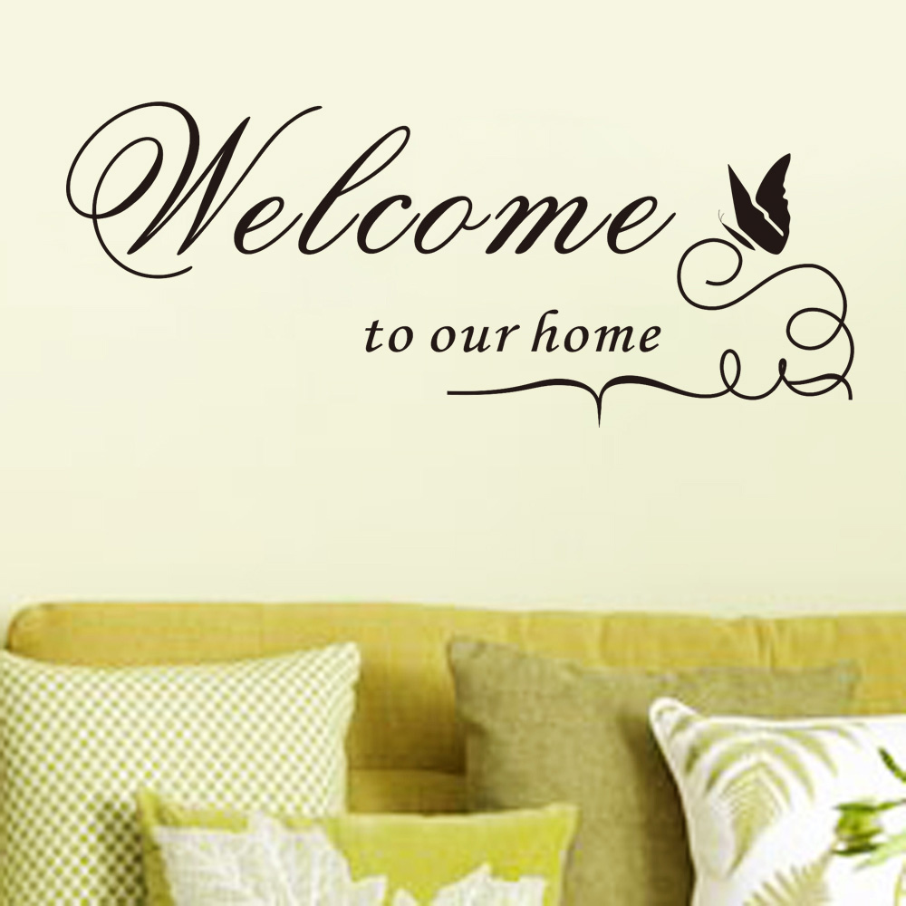 Welcome to our home Quote Removable Vinyl Decal Wall Sticker Home Decor DIY, 501 Original
Welcome to our home Quote Removable Vinyl Decal Wall Sticker Home Decor DIY, 501 Original