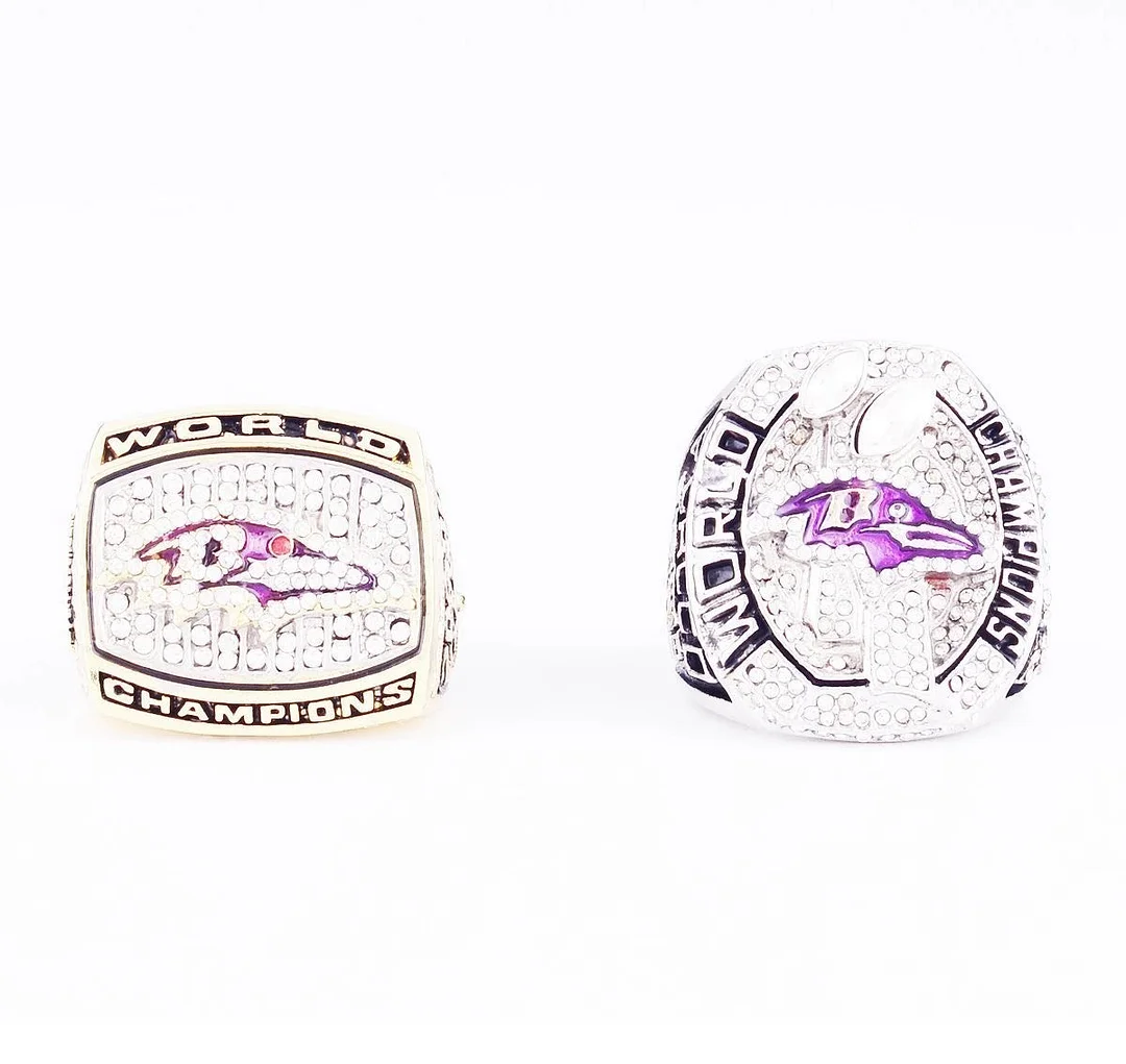 【Baltimore Ravens】2000/2012 Super Bowl Championship Rings Set